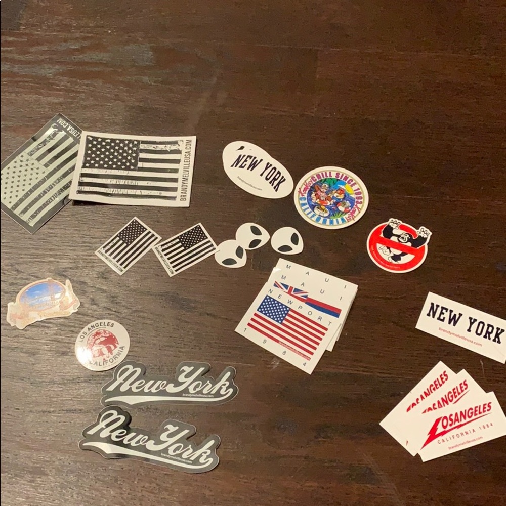 30 RARE brandy melville stickers